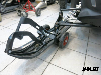 Тележки под лыжи (подкаты маленье крепятся к лыжам) снегохода +комплект крепежа 