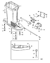 Корпус ведущего вала 2-Х ТАКТНОГО ПЛМ MERCURY 55 Серийный номер от 0T980000 и выше